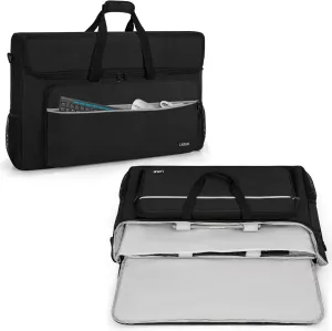 27-32" Monitor Transport Carrying Case(up to 2), Going Out Tote Bag Transporting LCD Screens, Monitors and TVs, for Travel, Work