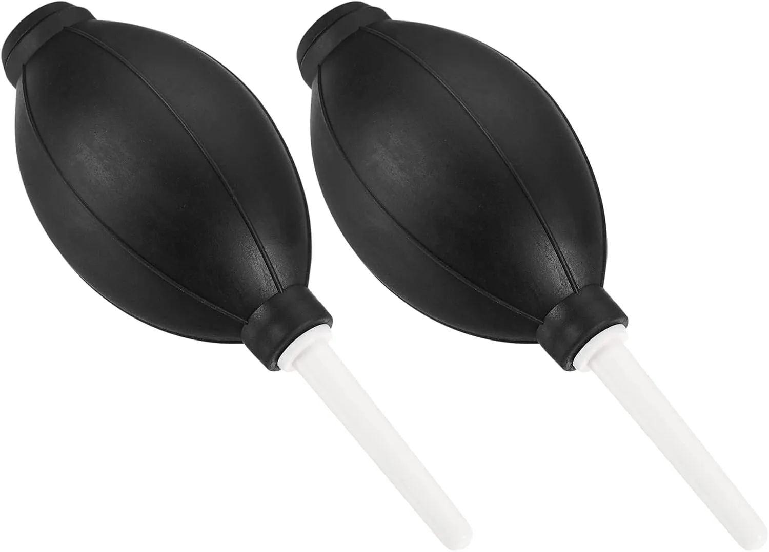 2Pack Dust Ball Air Blower - Equipment Cleaning Rubber Remove Dust & Transfer Liquid, Apply to Computer/Camera Lens/Plants (5.79 x 2.09 Inches, Black)