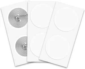 50PCS NFC Tags NTAG215 NFC Stickers Blank NFC Tags Adhesive NFC 215 Programmable NFC Tags Compatible with Android & iPhone 504 Bytes Memory Fully Programmable-Timeskey NFC (25 mm/ 1 Inch)