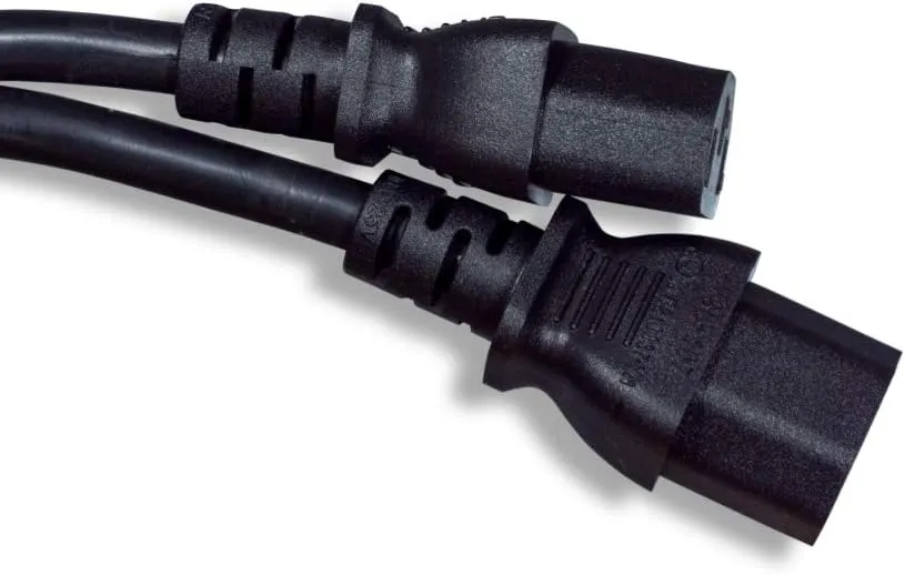 AC Power Splitter Y Cable NEMA 5-15P 2X IEC-320-C13 Sjt 16AWG, 3ft (ZADA39MC-03)