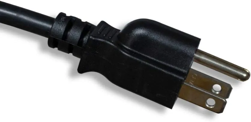 AC Power Splitter Y Cable NEMA 5-15P 2X IEC-320-C13 Sjt 16AWG, 3ft (ZADA39MC-03)
