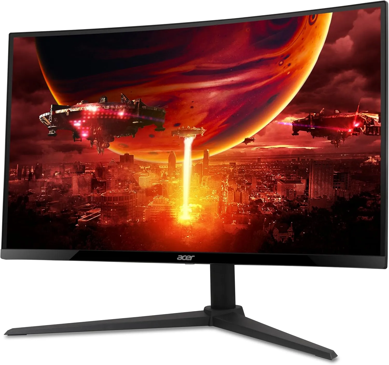 acer Nitro 27 Inch 1500R Curved Zero-Frame Full HD (1920 x 1080) Gaming Monitor | AMD FreeSync Premium | Up to 280Hz Refresh | 1ms VRB | One Display Port 1.4 and Two HDMI 2.0 Ports | XZ270