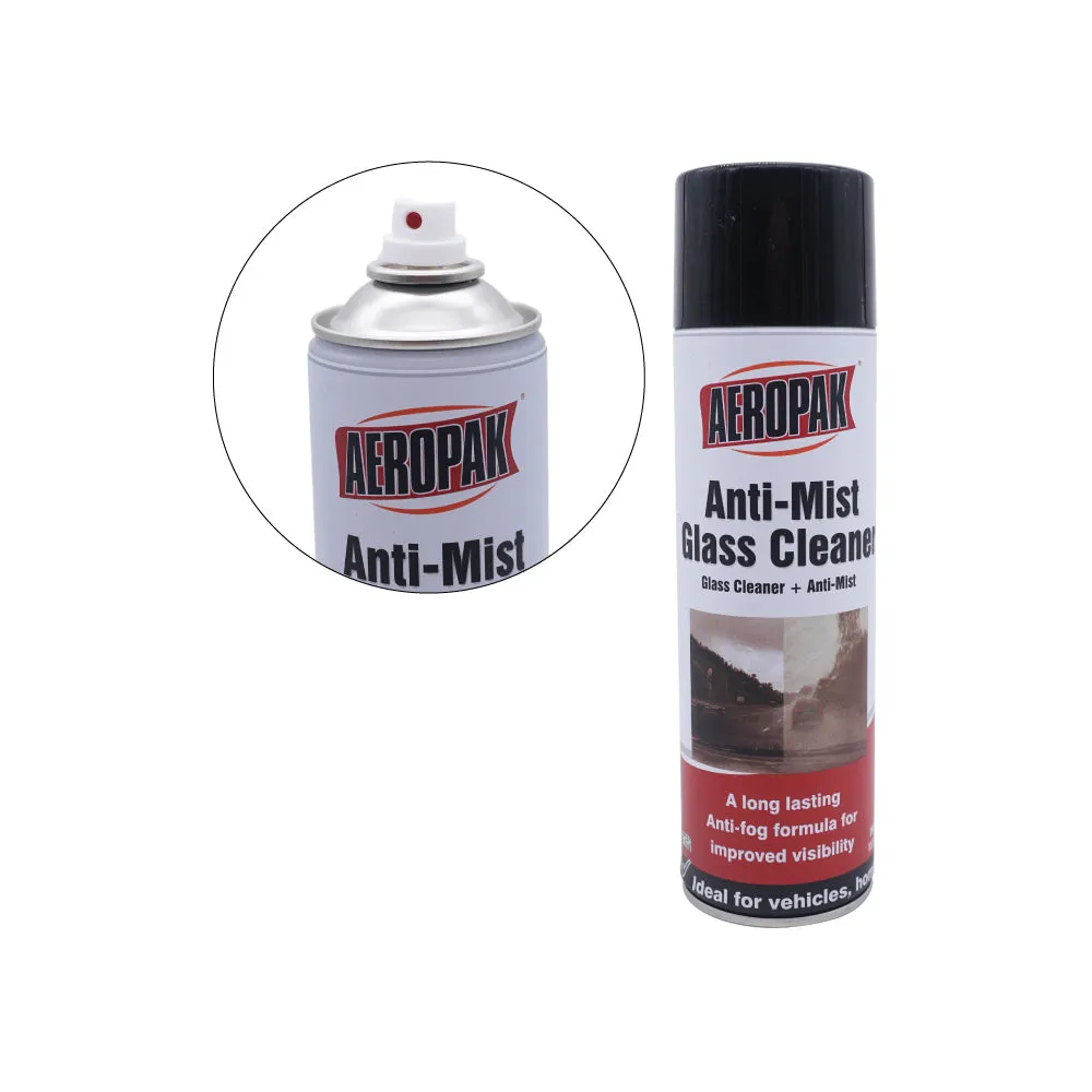 AEROPAK Anti-Mist Glass Spray Cleaner