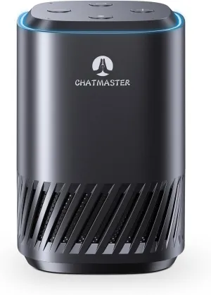 AI Smart Speaker with ChatGPT & Alexa, Dual AI Assistants, Tarot Reading, Language Learning, Smart Home Control, Privacy Protection