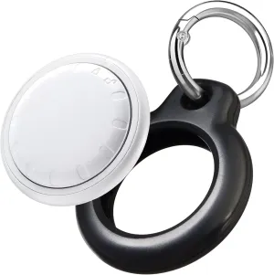 Air Tag Tracker 1 Pack, Works with Apple Find My (iOS Only) Tracker Include 1 Anti-Scratch Keychain Holder, Item Finders for Key, Handbag, Luggage, Over 1 Year Battery Life