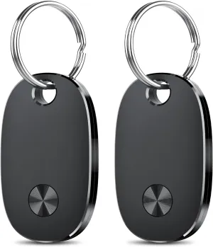 Air Tags-2 Pack, [Apple MFi Certified] Bluetooth Tracker Works with Apple Find My APP (iOS Only), Keys Finder and Item Locator, Replaceable Battery, IP67 Waterproof Tracking Tag