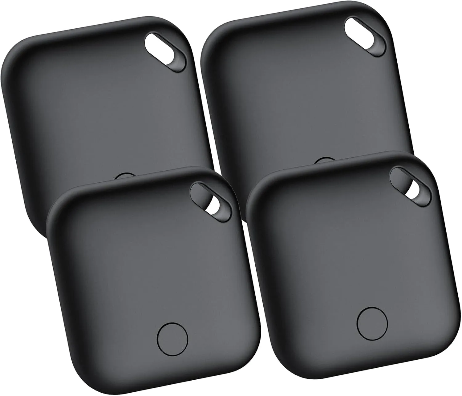 Air Tracker, Bluetooth Tracker Tag-4 Pack, Compatible with Apple Find My (iOS Only), Key, Luggage, Suitcase and Pet Item Finder, 90dB Beeping, IP67 Waterproof, Replaceable Battery, Worldwide Tracking.