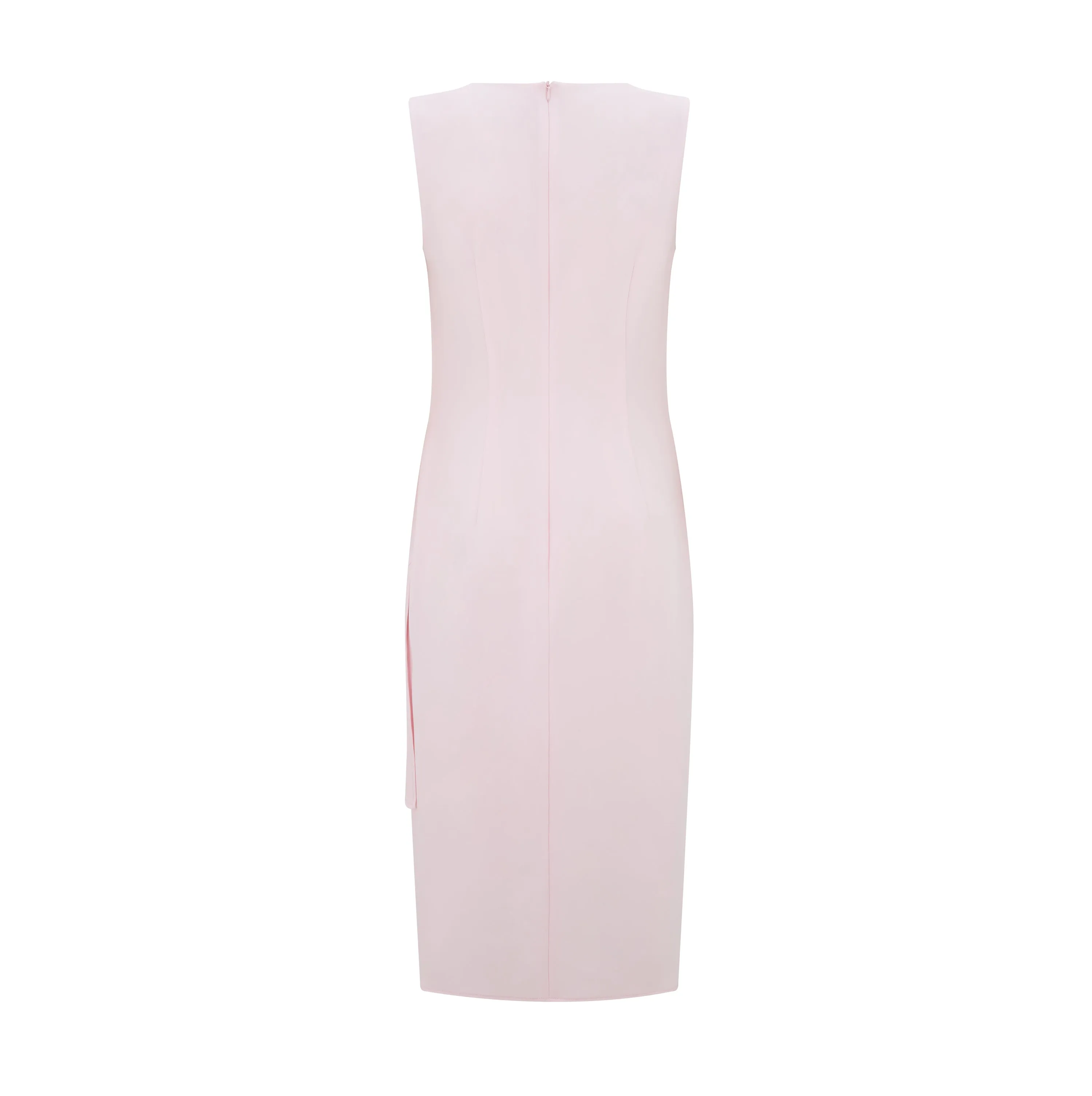Andina Tailored Pink Sleeveless Dress