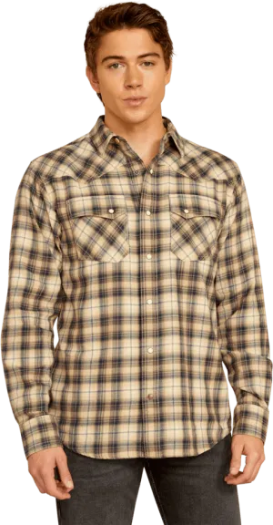 Ariat Men's Sandshell Holin retro Snap Shirt