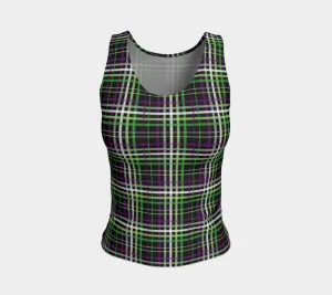 Aroace - V6 Plaid Fitted Tank (Long)