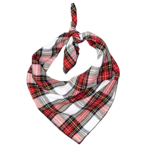 Bandana | Stewart Tartan Plaid Red