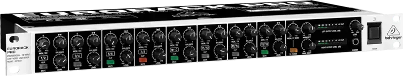 Behringer RX1602 16-Input Ultra-Low Noise Rack Line Mixer