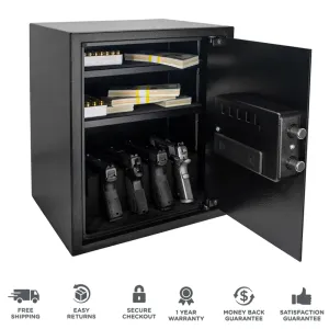 Biometric Cabinet Safe, Fast Access, Home & Office Security