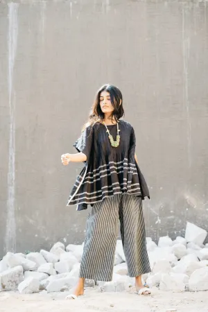 Black Striped Pants