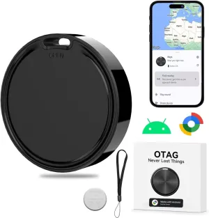 Bluetooth Tracker for Android,Item Locator Works with Google's Find My Device App(ONLY Android),Keys Finder and Item Locator for Wallet,Smart Tracking Tag for Keys,Suitcase,Backpack 1Pack
