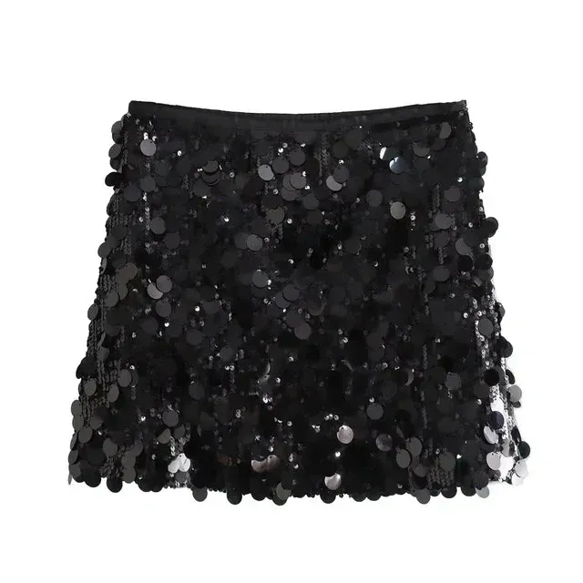 Brielle - Sequin Mini Skirt