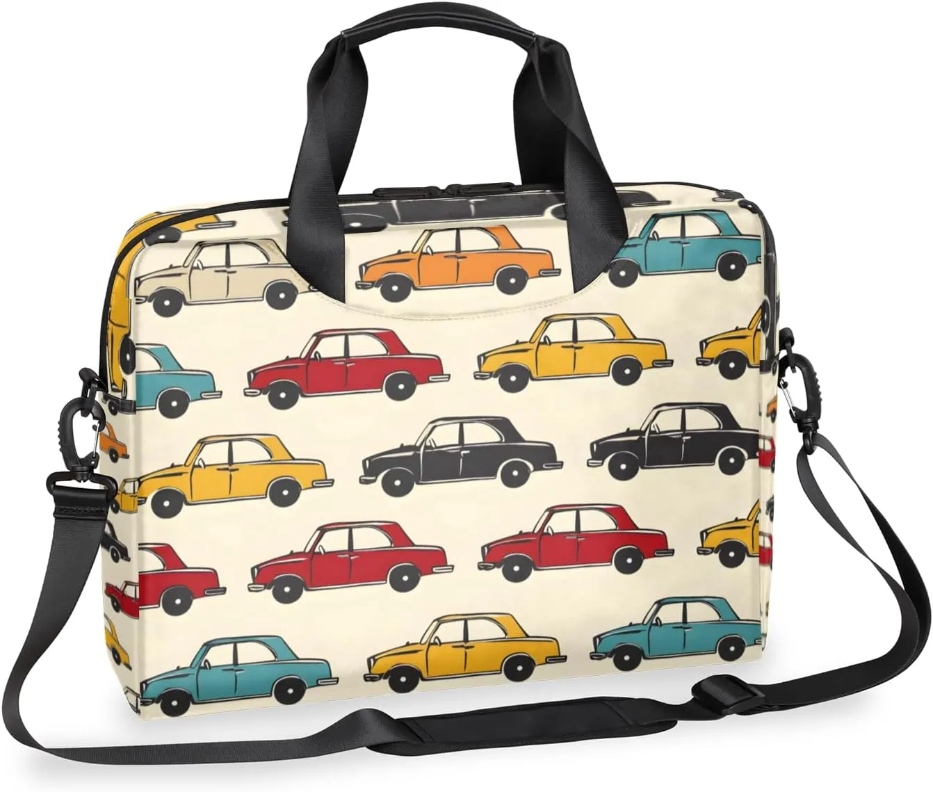 Cars Laptop Sleeve Case 14 15 15.6 inch, Cars Laptop Briefcase Shoulder Bag Waterproof Travel Computer Cover Carrying Bags