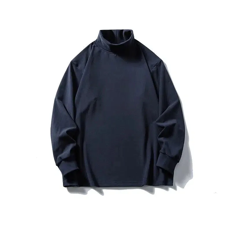 Classic High-Neck Long Sleeve T-Shirts