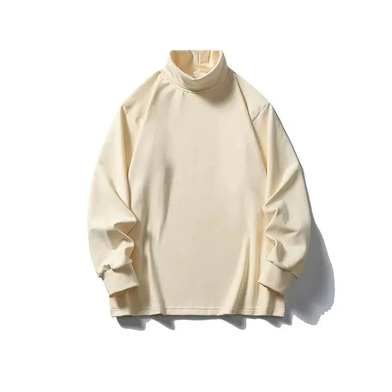 Classic High-Neck Long Sleeve T-Shirts