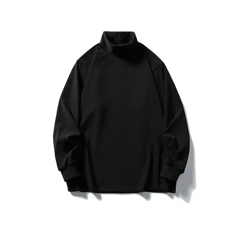 Classic High-Neck Long Sleeve T-Shirts