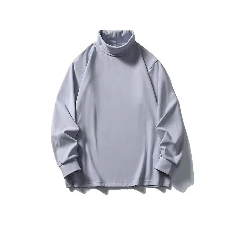 Classic High-Neck Long Sleeve T-Shirts