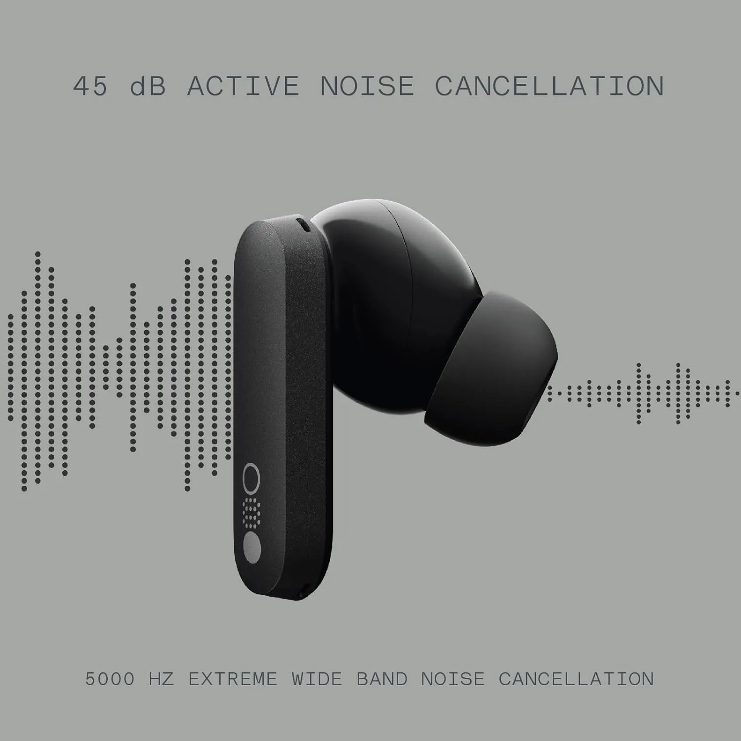 CMF Buds Pro Wireless Earbuds with Active Noise Cancellation to 45 dB, Transparency Mode, 6 HD Clear Mics, Ultra Bass, 39H Playback, IP54, Bluetooth 5.3, APP for iPhone Android-Orange