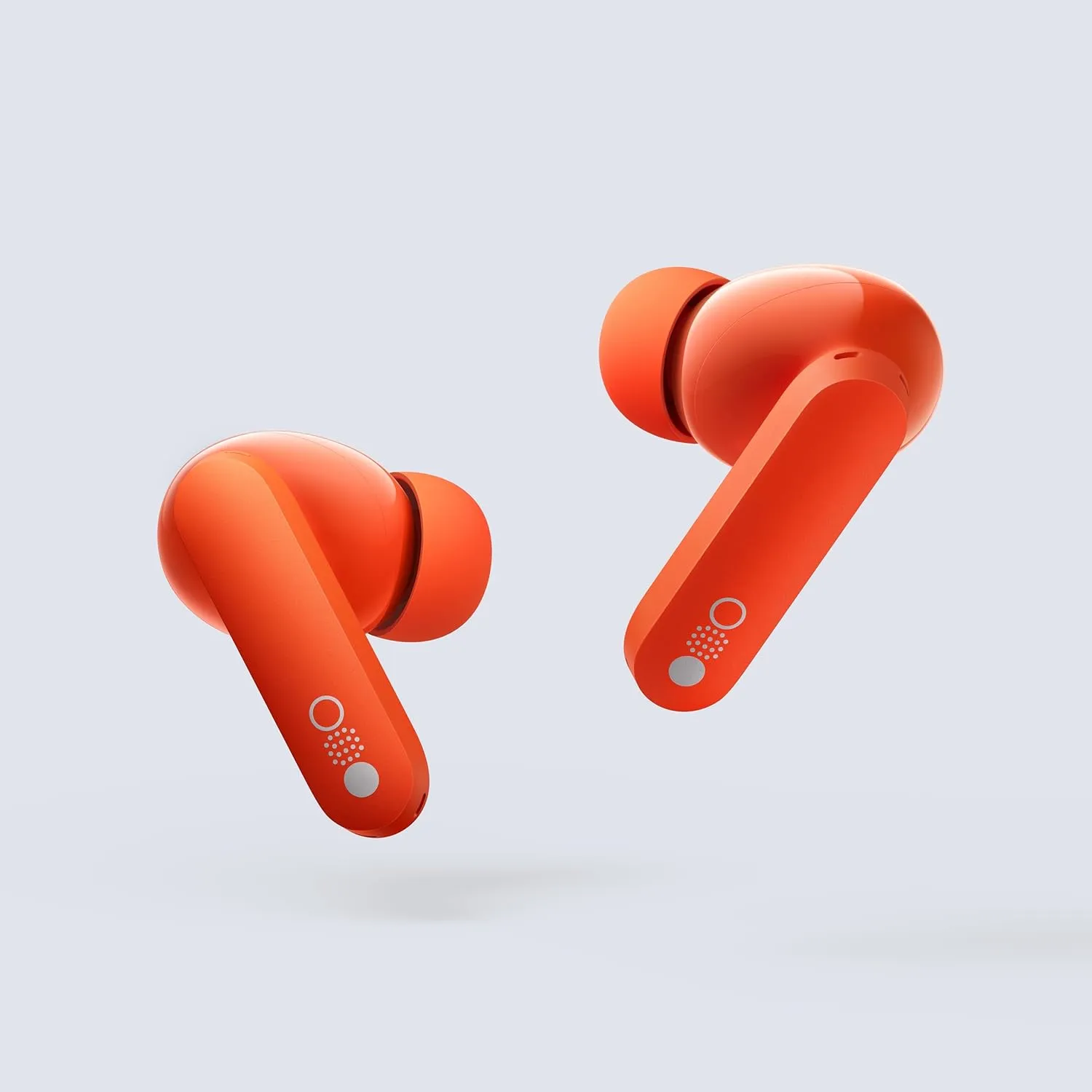 CMF Buds Pro Wireless Earbuds with Active Noise Cancellation to 45 dB, Transparency Mode, 6 HD Clear Mics, Ultra Bass, 39H Playback, IP54, Bluetooth 5.3, APP for iPhone Android-Orange