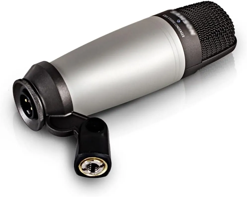 Condenser Microphone, Used for Recording Vocals, Acoustic Instruments and Drums, No Shell Sound Microphone