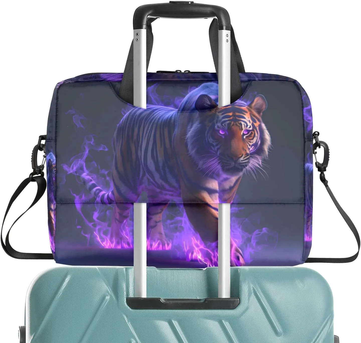 Cool Tiger Laptop Bag 15.6 Inch Waterproof Laptop Sleeve Case with Shoulder Straps Computer Case Cover Slim Briefcase for Men and Women