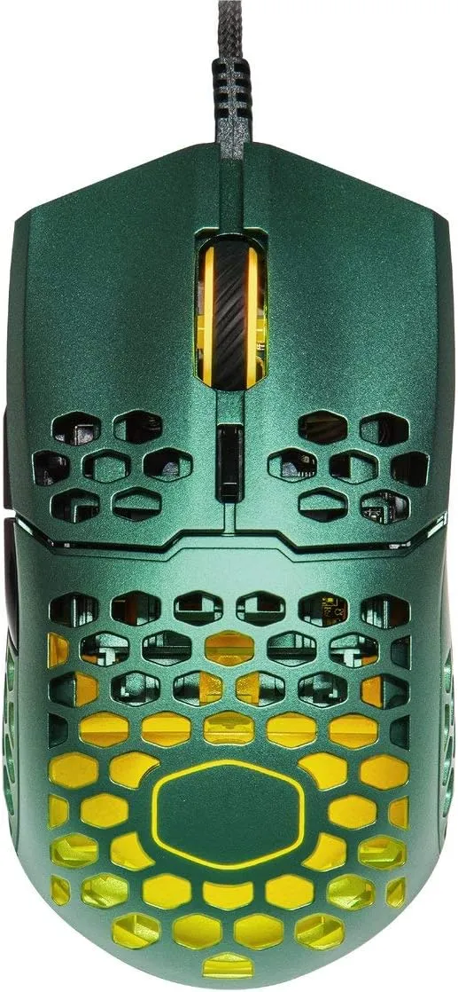 Cooler Master MM711 Wilderness Limited Edition Gaming Mouse with Lightweight Honeycomb Shell, Ultraweave Cable, 16000 DPI Optical Sensor, and RGB Accents