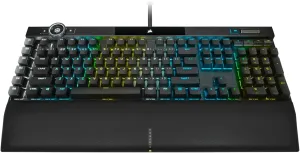 CORSAIR K100 RGB Mechanical Gaming Keyboard - CHERRY MX SPEED RGB Silver Keyswitches - PBT Double-Shot Keycaps - Elgato Stream Deck and iCUE Compatible - QWERTY NA Layout - Black