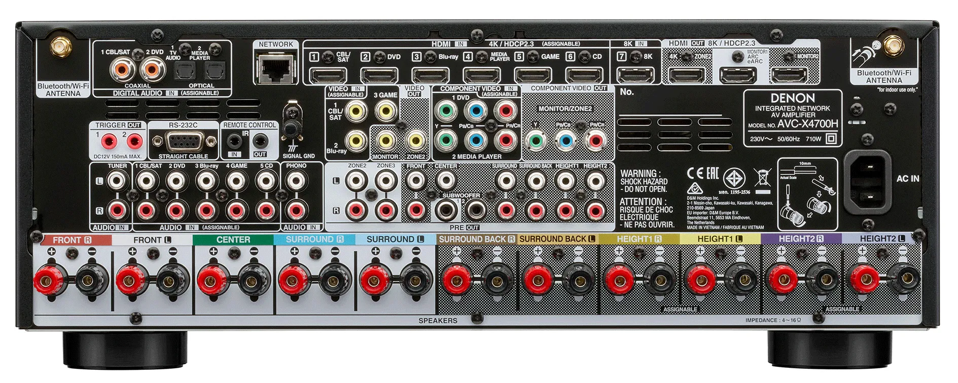 Denon AVCX4700H AV Amplifier