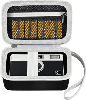 Digital Camera Case Compatible with KODAK EKTAR H35 H35N Half Frame Film Camera, Storage Holder Organizer for Kodak Ultra F9 M35 M38 Paper Shoot kamera, 35mm Film Rolls (Box Only) - Black