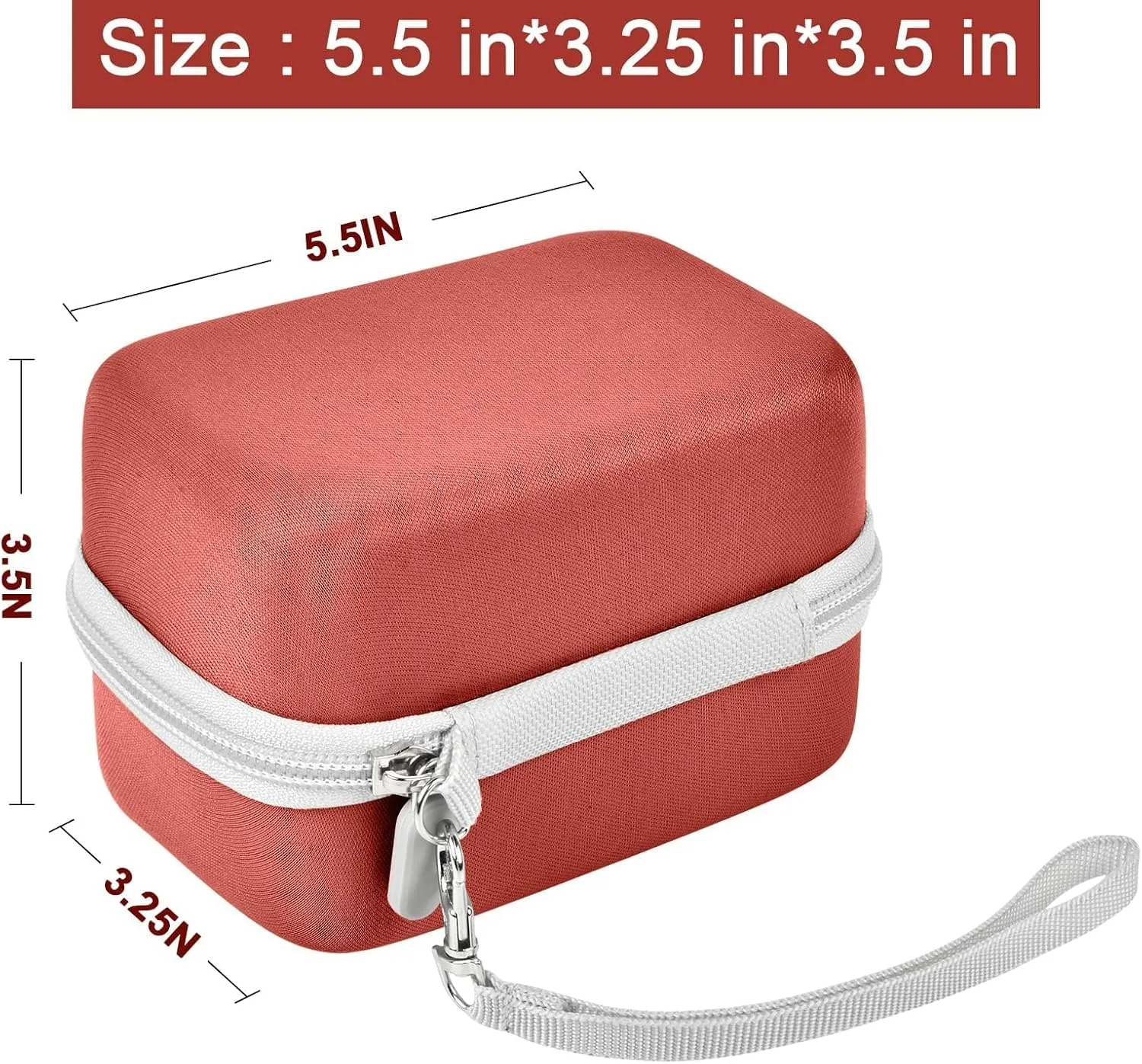 Digital Camera Case Compatible with KODAK EKTAR H35 H35N Half Frame Film Camera, Storage Holder Organizer for Kodak Ultra F9 M35 M38 Paper Shoot kamera, 35mm Film Rolls (Box Only)- Brown