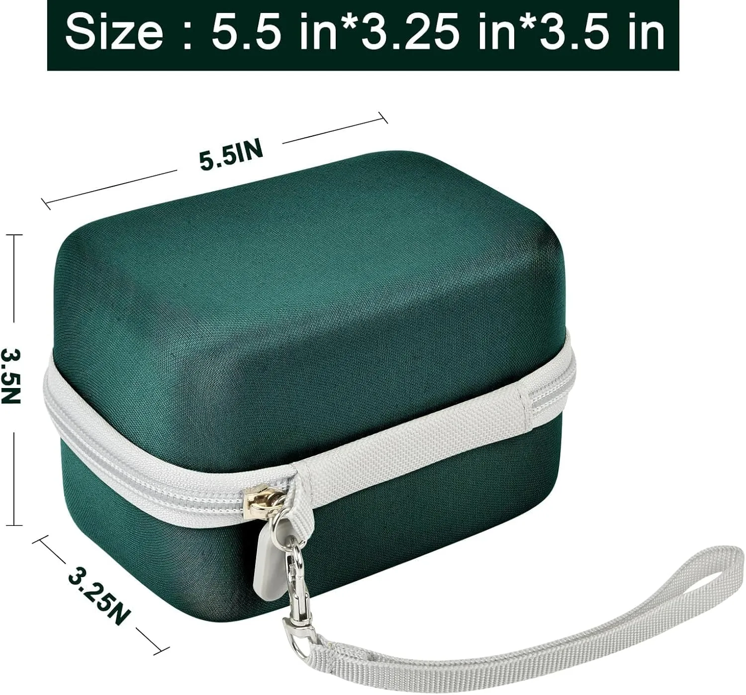 Digital Camera Case Compatible with KODAK EKTAR H35 H35N Half Frame Film Camera, Storage Holder Organizer for Kodak Ultra F9 M35 M38 Paper Shoot kamera, 35mm Film Rolls (Box Only) - Dark Green