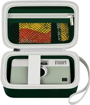 Digital Camera Case Compatible with KODAK EKTAR H35 H35N Half Frame Film Camera, Storage Holder Organizer for Kodak Ultra F9 M35 M38 Paper Shoot kamera, 35mm Film Rolls (Box Only) - Dark Green