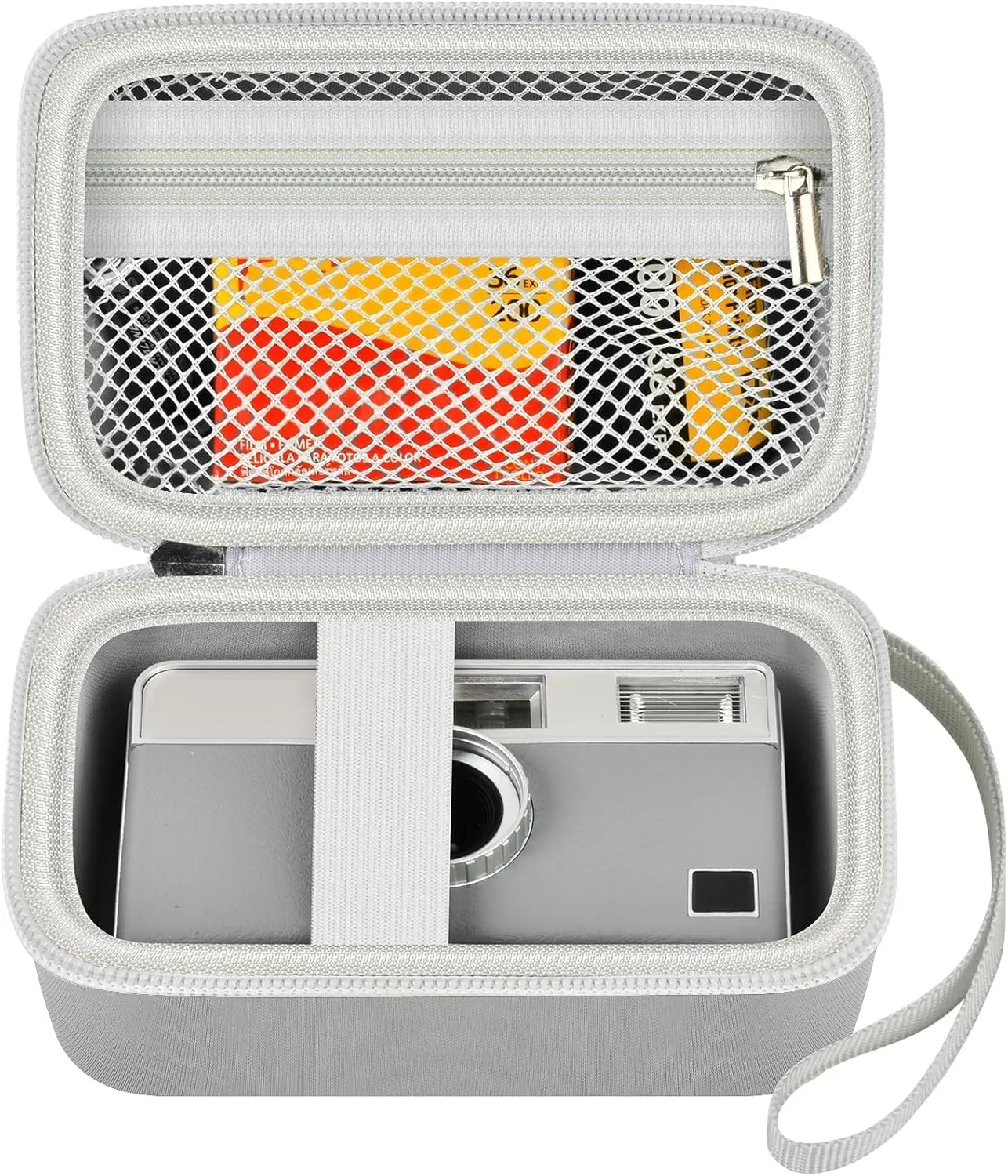 Digital Camera Case Compatible with KODAK EKTAR H35 H35N Half Frame Film Camera, Storage Holder Organizer for Kodak Ultra F9 M35 M38 Paper Shoot kamera, 35mm Film Rolls (Box Only) -Grey