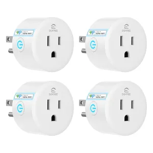 Eightree Smart Plug 5GHz & 2.4GHz, Smart Outlet WiFi Socket with APP Remote Control, Compatible with Alexa & Google Home, 4 Packs
