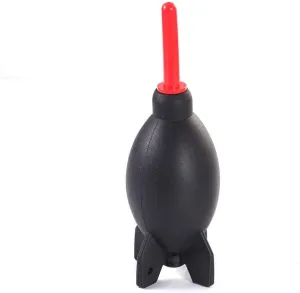 FocusFoto PRO 6.6 Inch Rubber Rocket Air Blower Duster Cleaner Dust Cleaning for DSLR Camera CCD Lens Keyboard Red