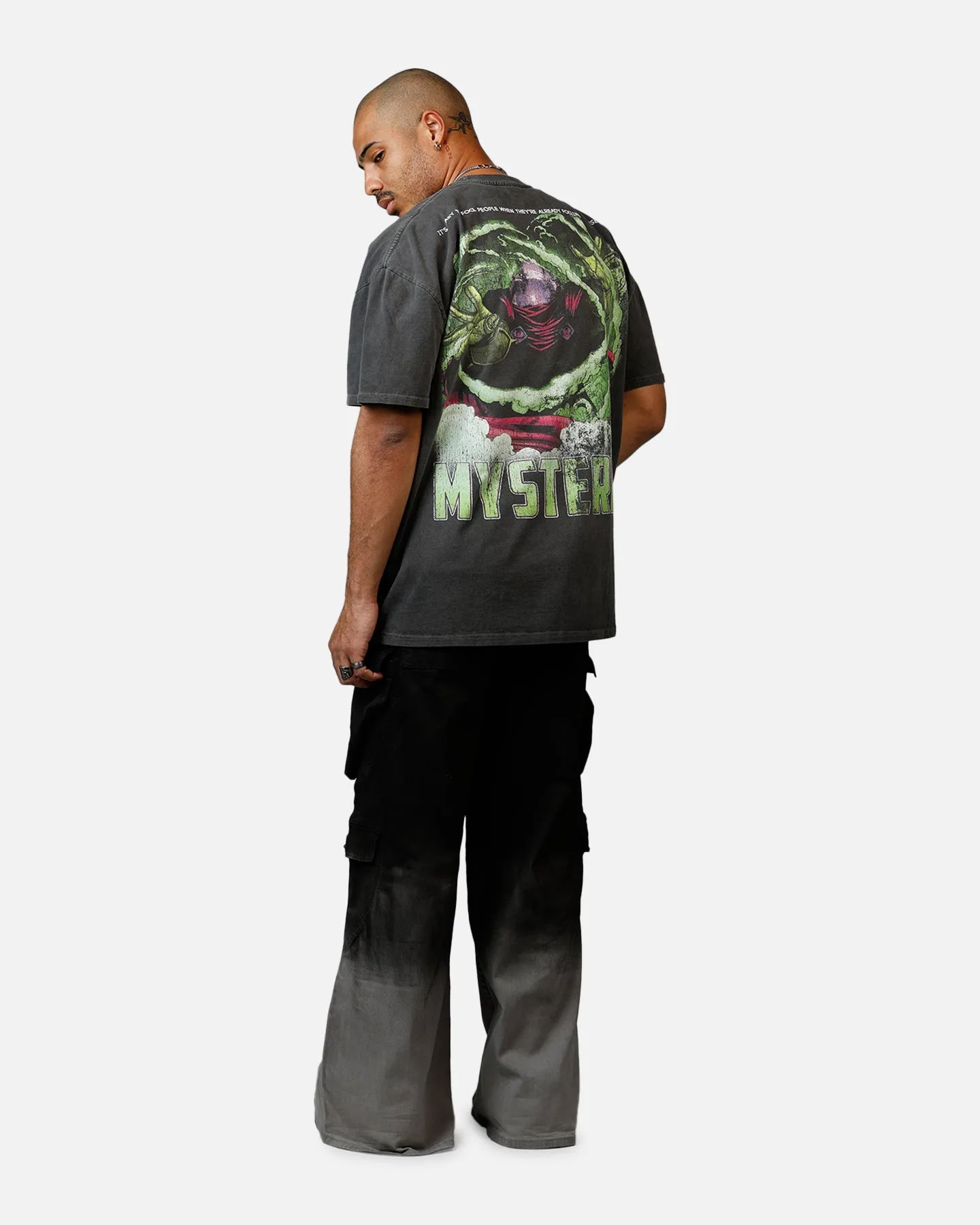 Goat Crew Marvel Sinister Six Mysterio Heavyweight T-Shirt Black Wash