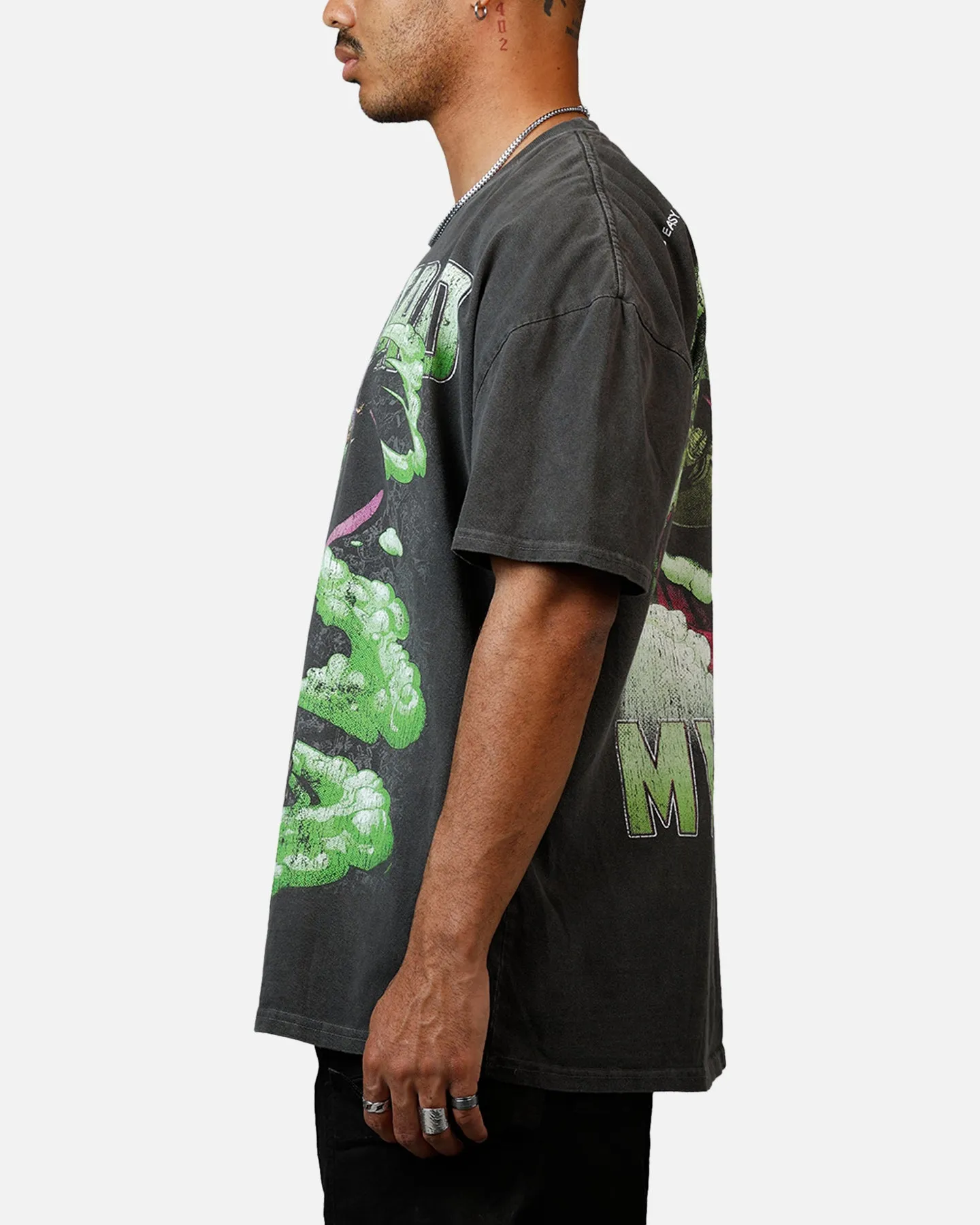 Goat Crew Marvel Sinister Six Mysterio Heavyweight T-Shirt Black Wash