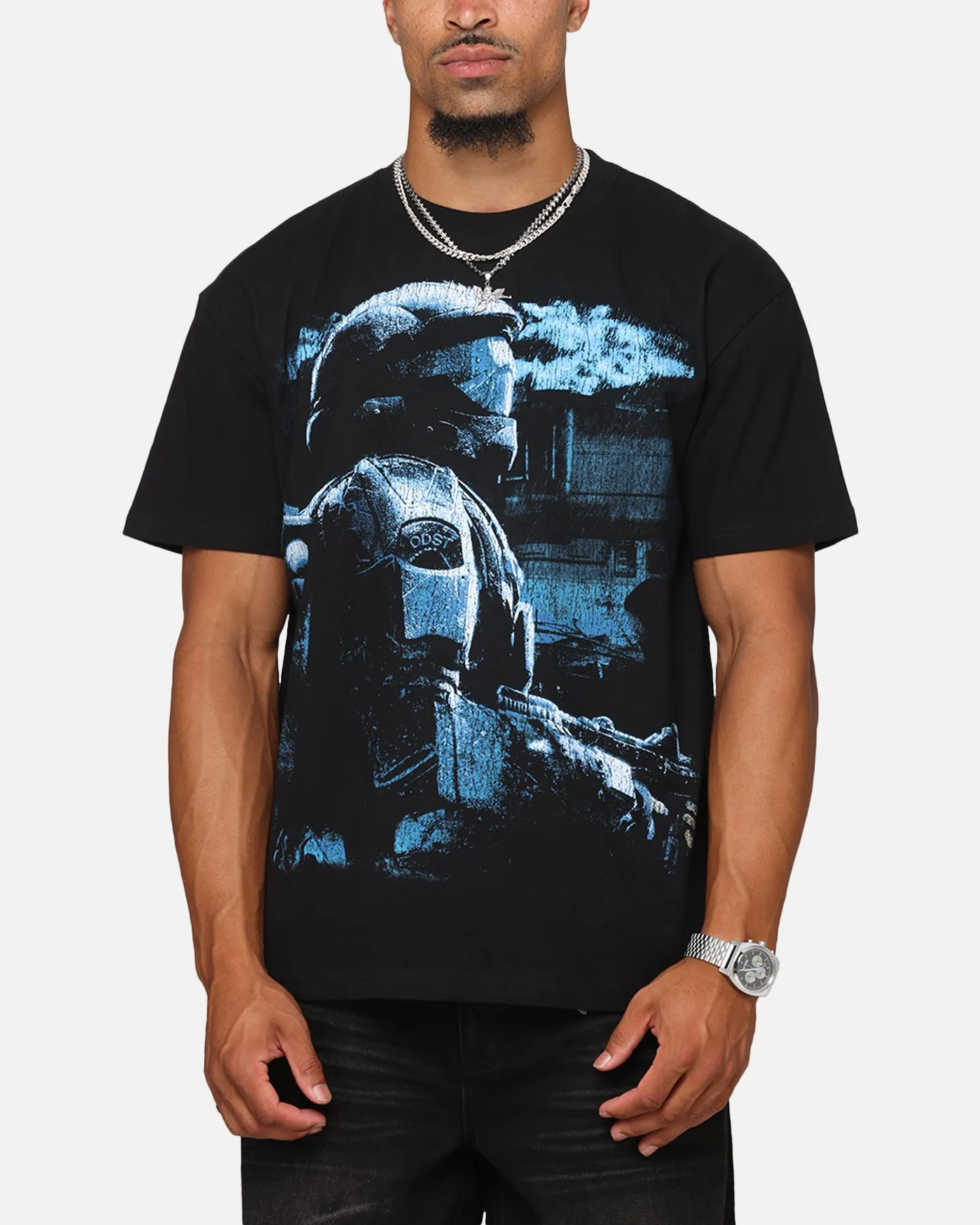 Goat Crew X Halo Halo ODST Heavyweight T-Shirt Black