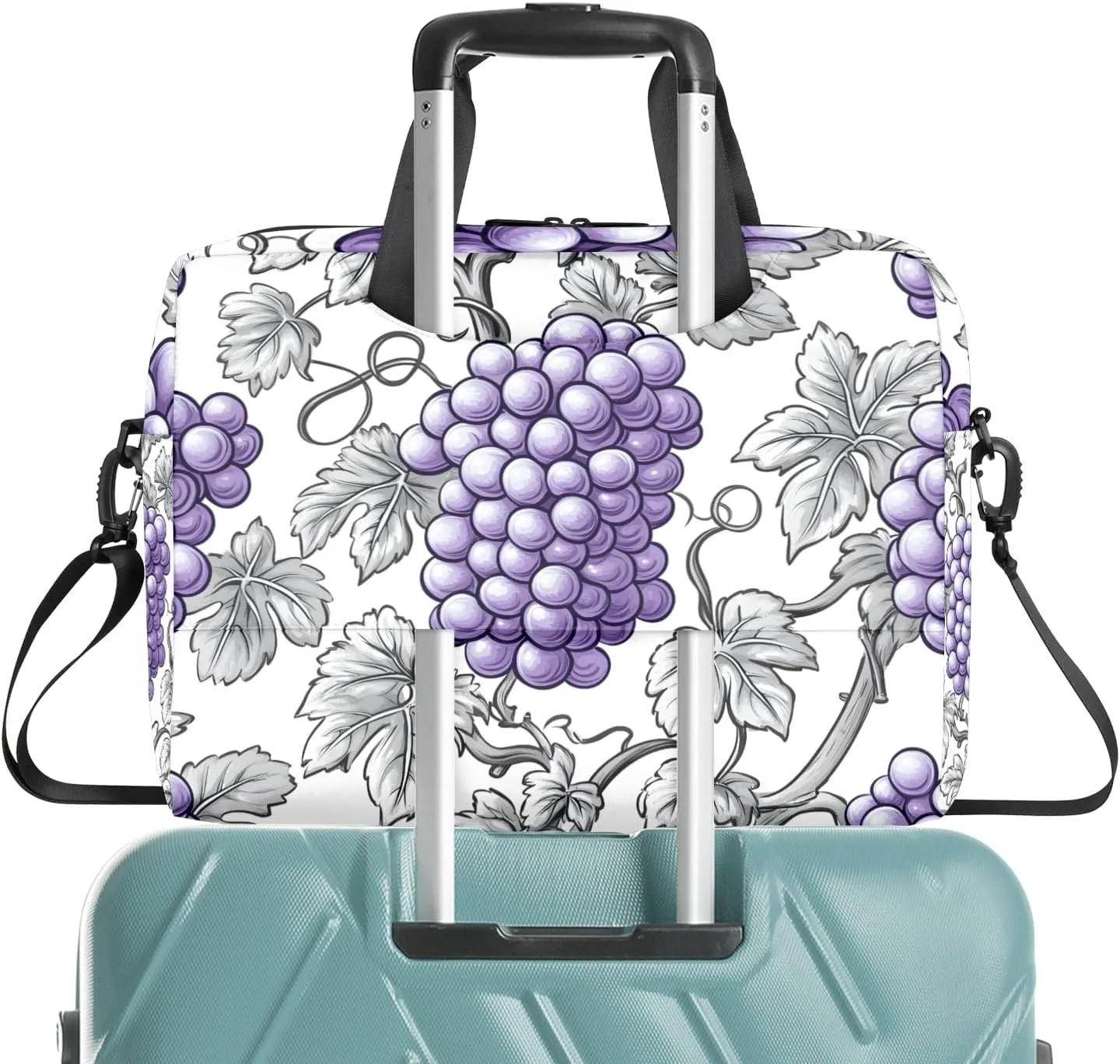Grape Laptop Bag for 14 15 15.6 Inch, Waterproof Laptop Sleeve Case Computer Cover Carrying Bag Travel Work Briefcase Shoulder Bags