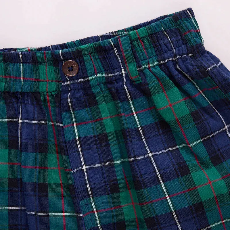 Green Tartan Baby Boys Jackson Pant