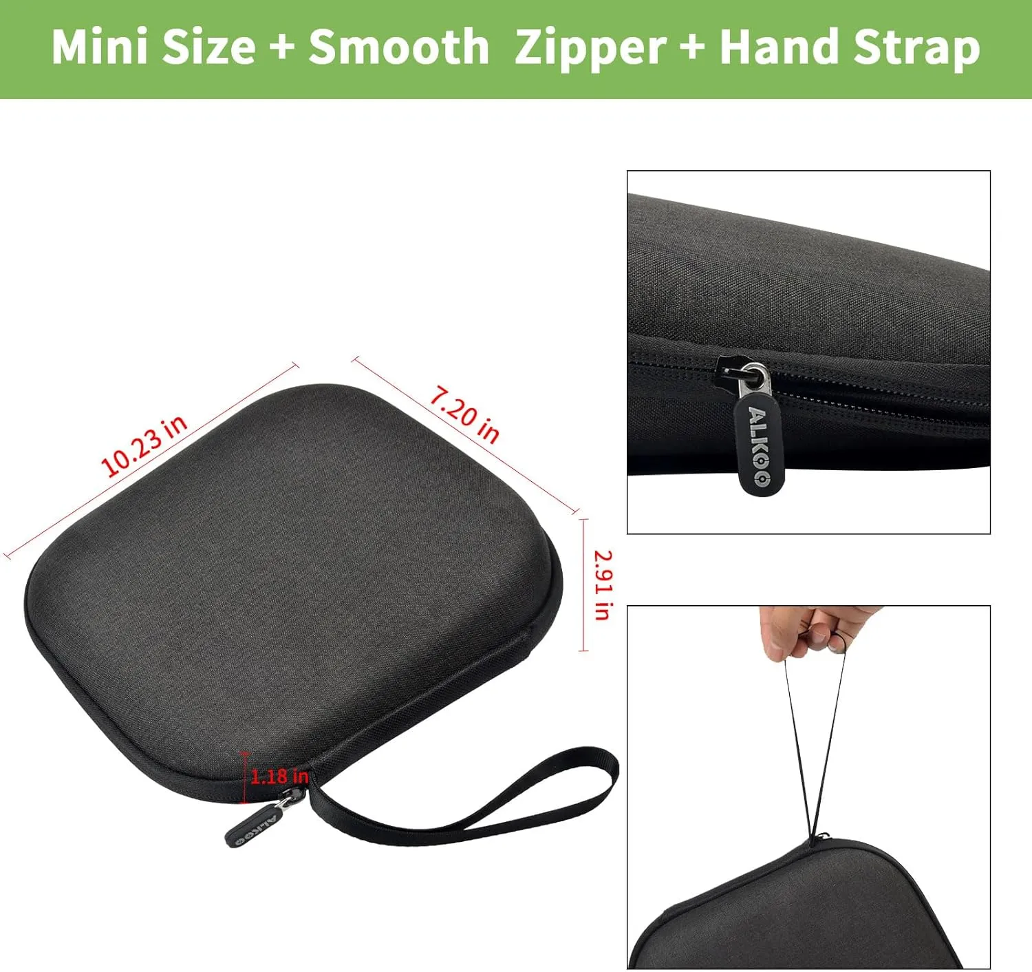 Headphone Case Compatible with BERIBES/for JBL Tune 510BT/ 720BT/ for Sony WH-CH520/ WH-CH720N/ WH-1000XM4/ for TOZO HT2 Noise Cancelling Headphones, Wireless Bluetooth Over Ear Earphone Bag (Black)