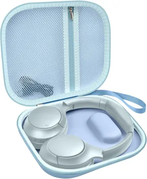 Headphone Case Compatible with BERIBES/for JBL Tune 510BT/ 720BT/ for Sony WH-CH520/ WH-CH720N/ WH-1000XM4/ for TOZO HT2 Noise Cancelling Headphones, Wireless Bluetooth Over Ear Earphone Bag (Blue)