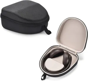 Headphone Storage Case Compatible for Beats Solo 4/Solo 3/Solo 2/Solo Pro Wireless Bluetooth Earphones, Hard Shell Travel Carrying Bag for Beats Studio Pro/Studio 3 Accessories (Black)