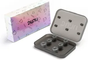 HiFiGo DUNU S&S Earbud Tips for 4.0mm-6mm Nozzle, Silicone Ear Tips Replacement for Da Vinci, Explorer, Titan S2, Wireless/Wired Earphones (S/M/L(Each Size 1 Pair))