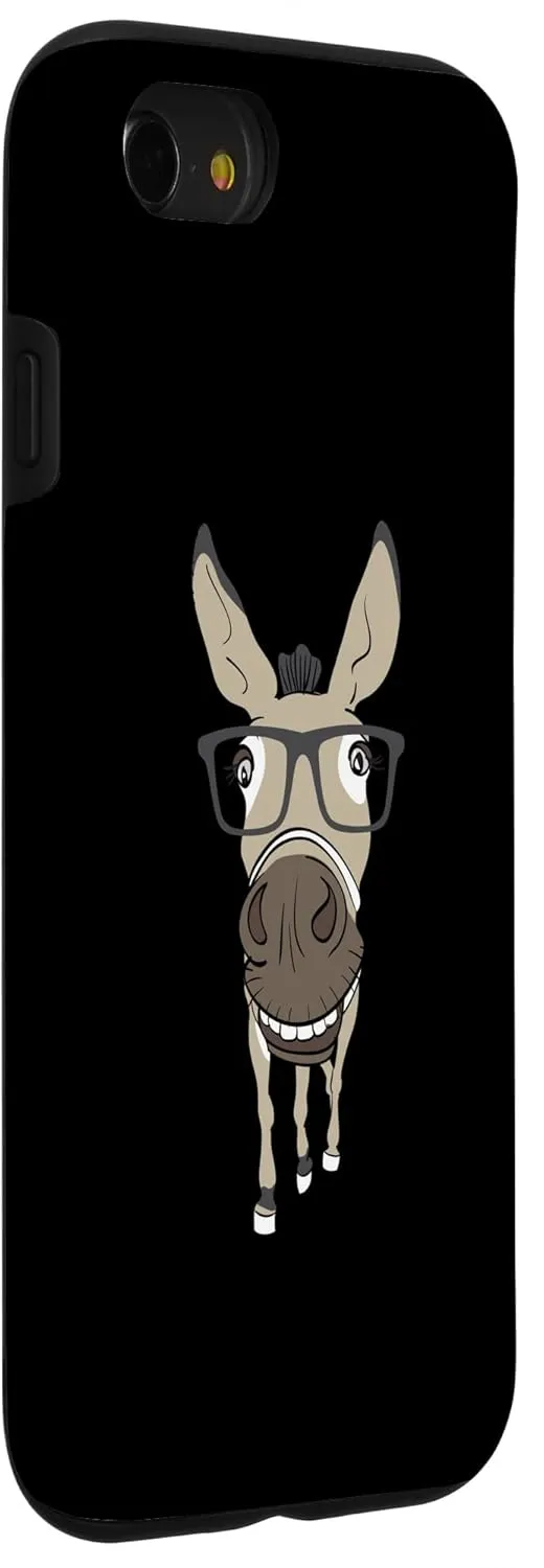 iPhone SE (2020) / 7 / 8 Donkey Glasses - Animal Lover Zookeeper Farmer Mule Case