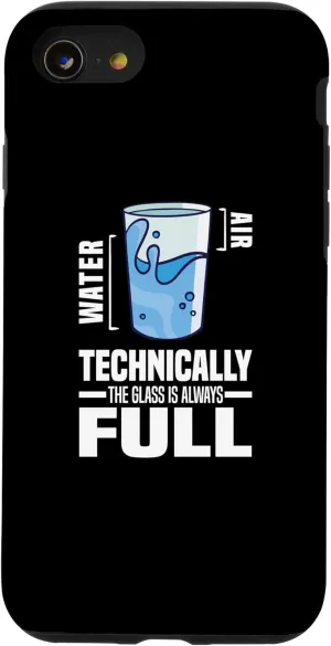 iPhone SE (2020) / 7 / 8 Technically The Glass Is Always Full - Chemistry Case